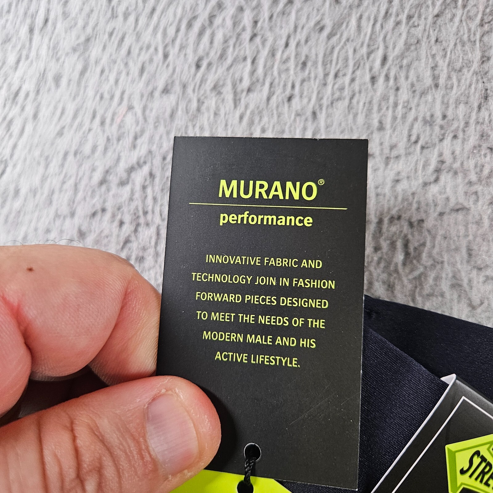 $69 NWT Murano ALEX Dress Pants Men 28×30 – Slim Fit Performance Flat Front Navy