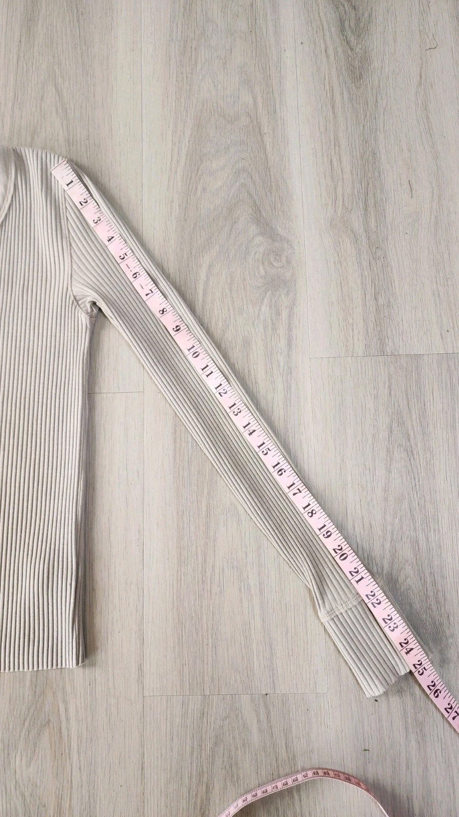 Aerie Love This Moment Ribbed Knit Longsleeve In S Xs Pt RN 54485 CA 03873