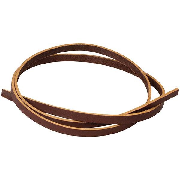 Medium Brown – 1/8 x 72 inch Suede Leather Boots Shoes Lace – Pair (2 Laces)