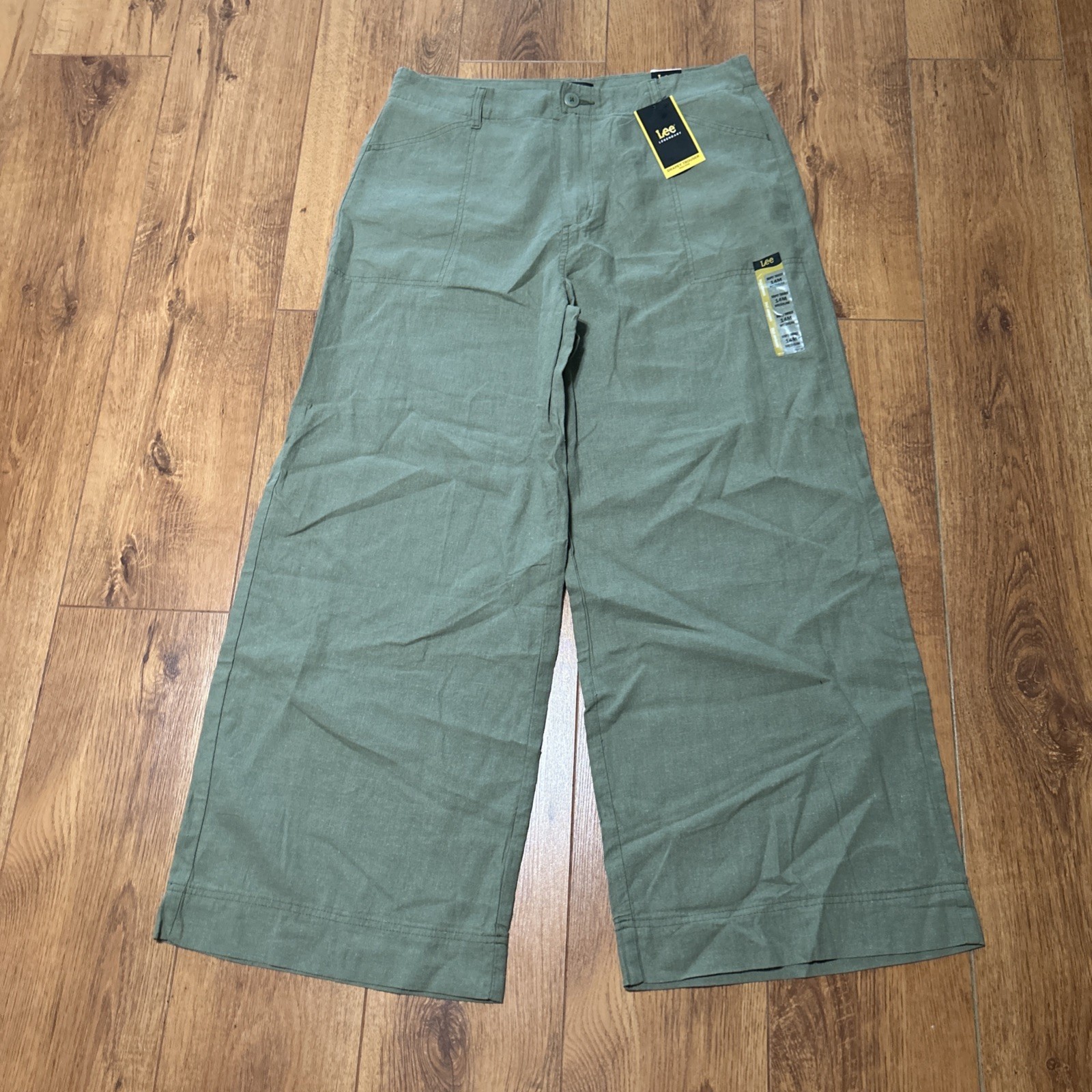 NWT Lee Drapey Trouser Green Mercantile Pants Size 14