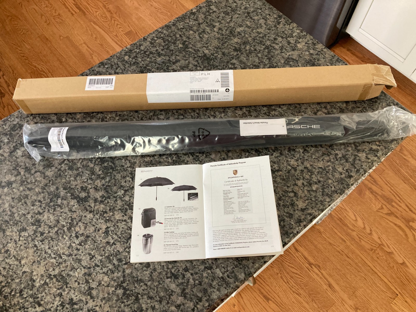 PORSCHE DESIGN 2007 DRIVERS SELECTION EXTRA LARGE (XL) UMBRELLA. UNUSED