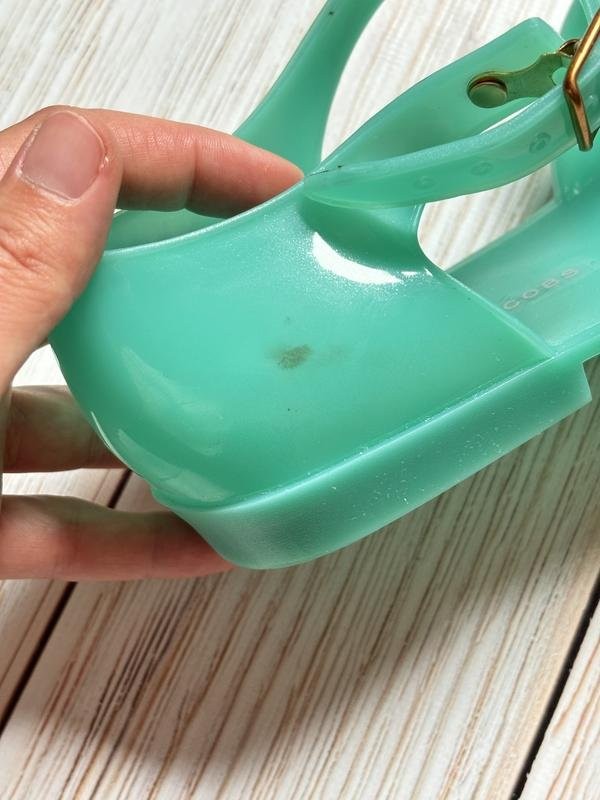 women marc jacobs heels turquoise rubber 36