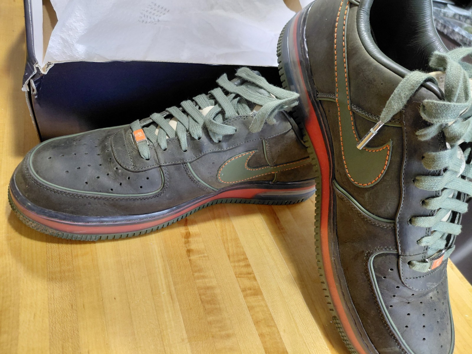 Nike Air Force 1 Supreme Max Air 07 Berlin Size 14