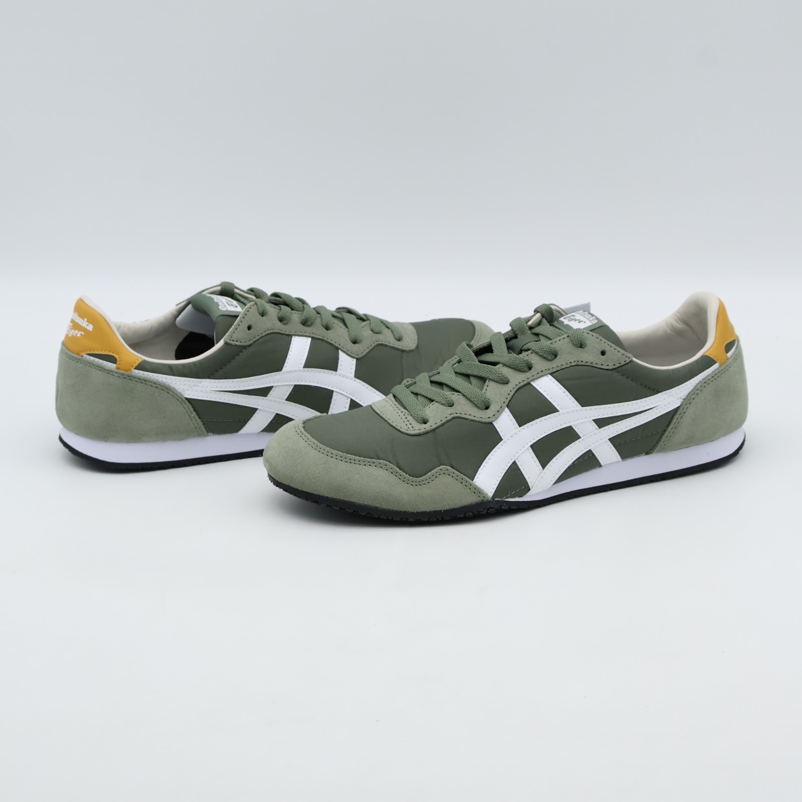 1183B400-304 Onitsuka Tiger SERRANO BURNT OLIVE WHITE (Men’s)