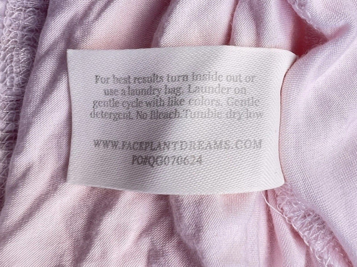 Faceplant Dreams Bamboo Pajama M Lounge Set Pink Medium NWT Sleepwear Soft Comfy