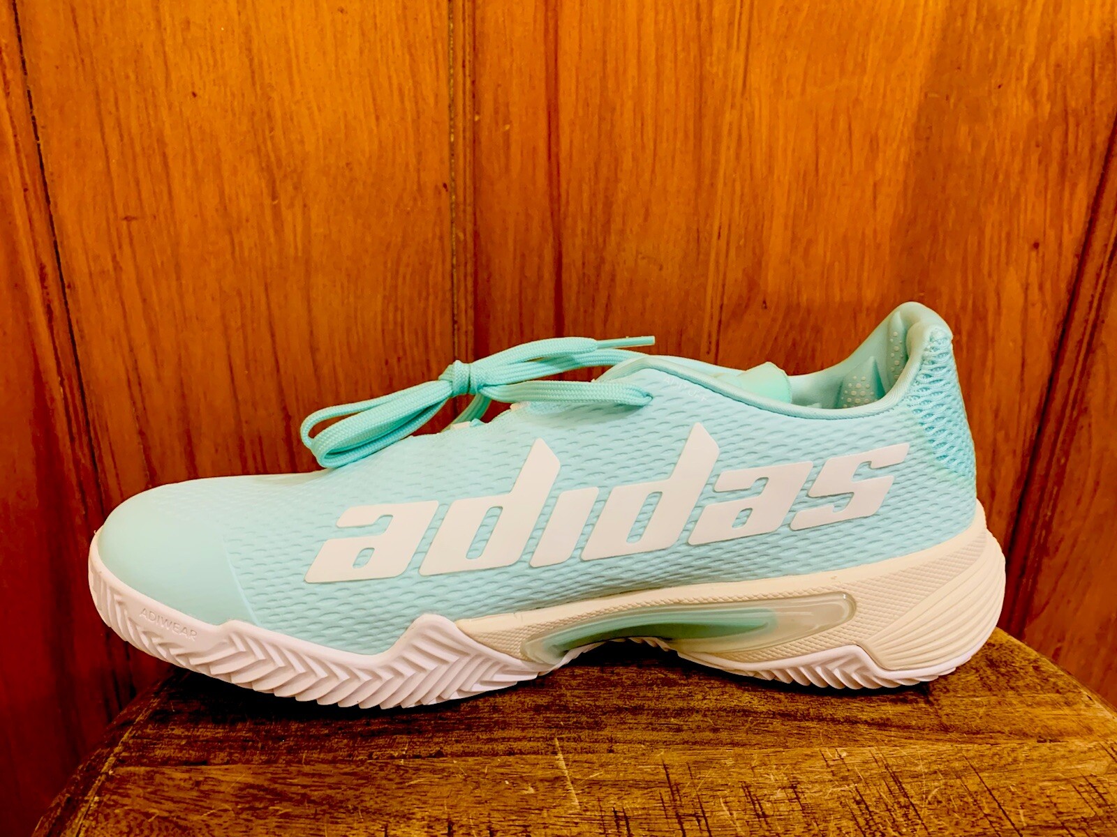 Adidas Barricade clay tennis & pickleball athletic shoes green GV9526 NWOB sz 10