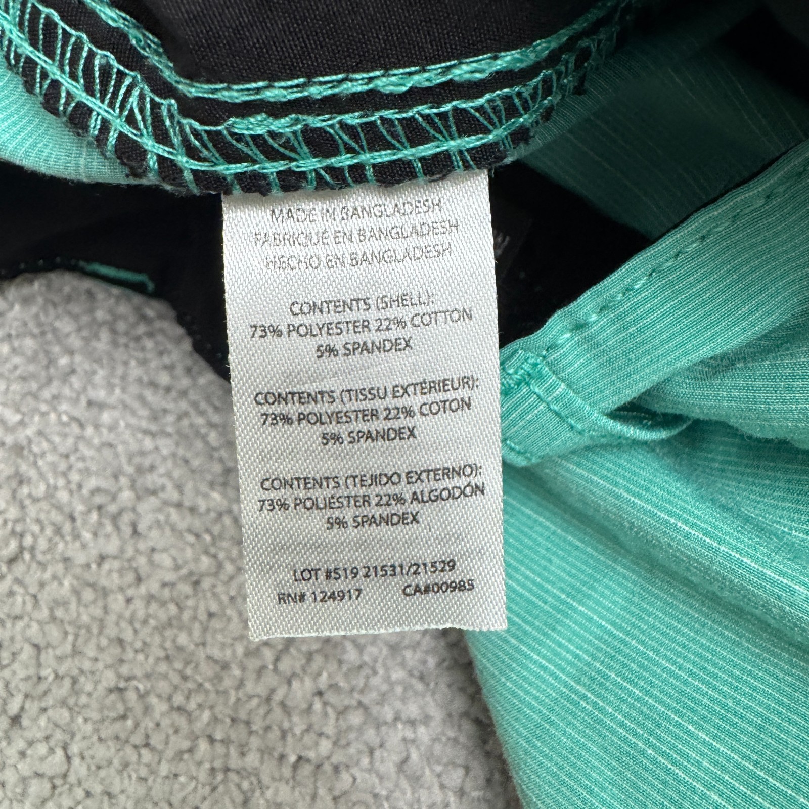 Trunks Multi-Functional Board Shorts Swim Mens 32 teal Green Hybrid Stretch
