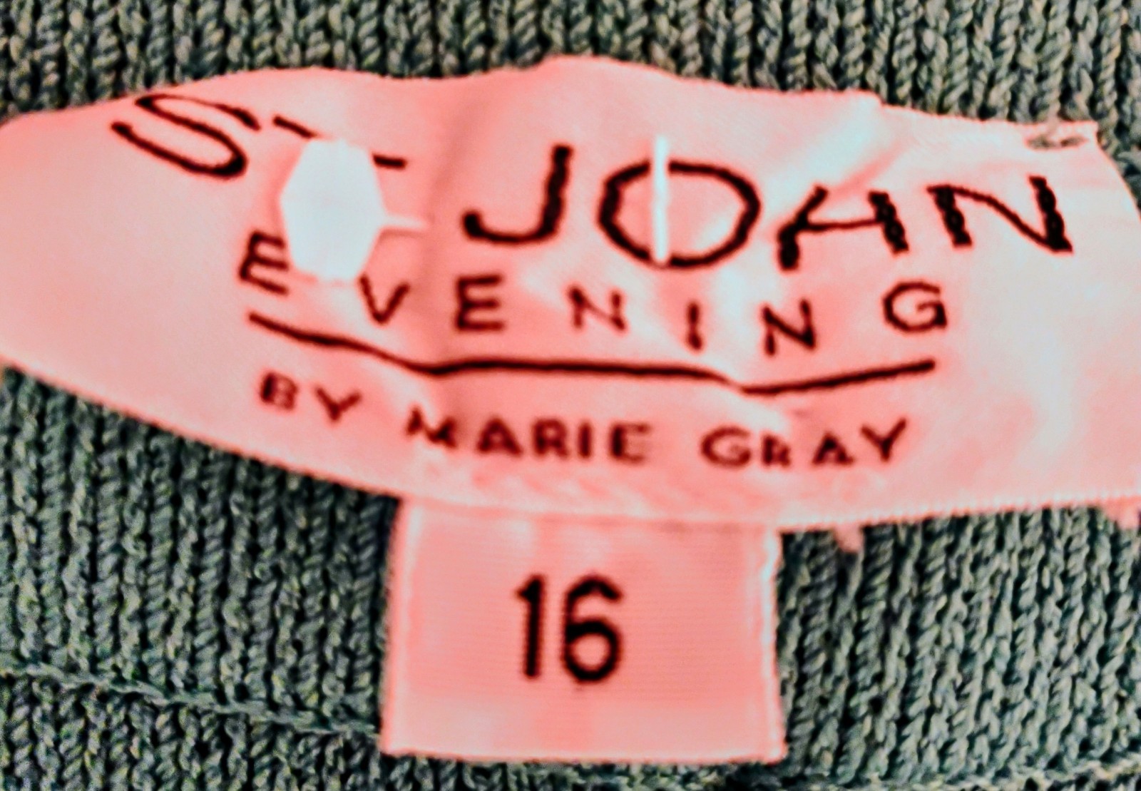 ST. JOHN EVENING by Marie Gray 3- Piece Turquoise KNIT, Sz. 16/Large – GORGEOUS!