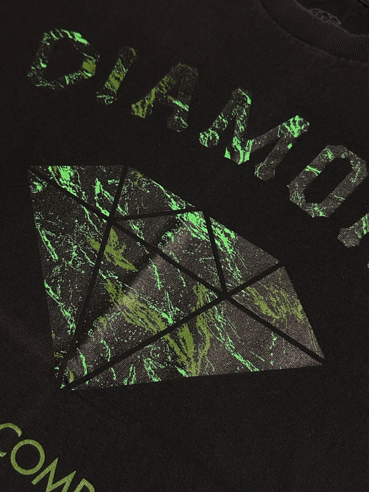 VINTAGE DIAMOND SUPPLY CO JERON WILSON T-SHIRT (XL) (BLACK) DVS SHOES MATCH