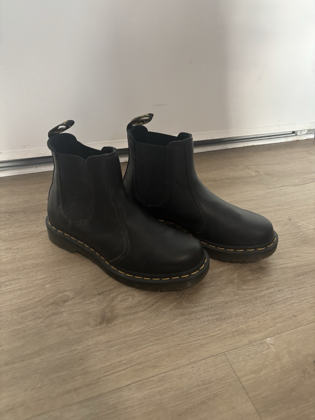 Doc Martens “Air Wair Embury” Black Chelsea Slip On Boot – Ladies 8 US