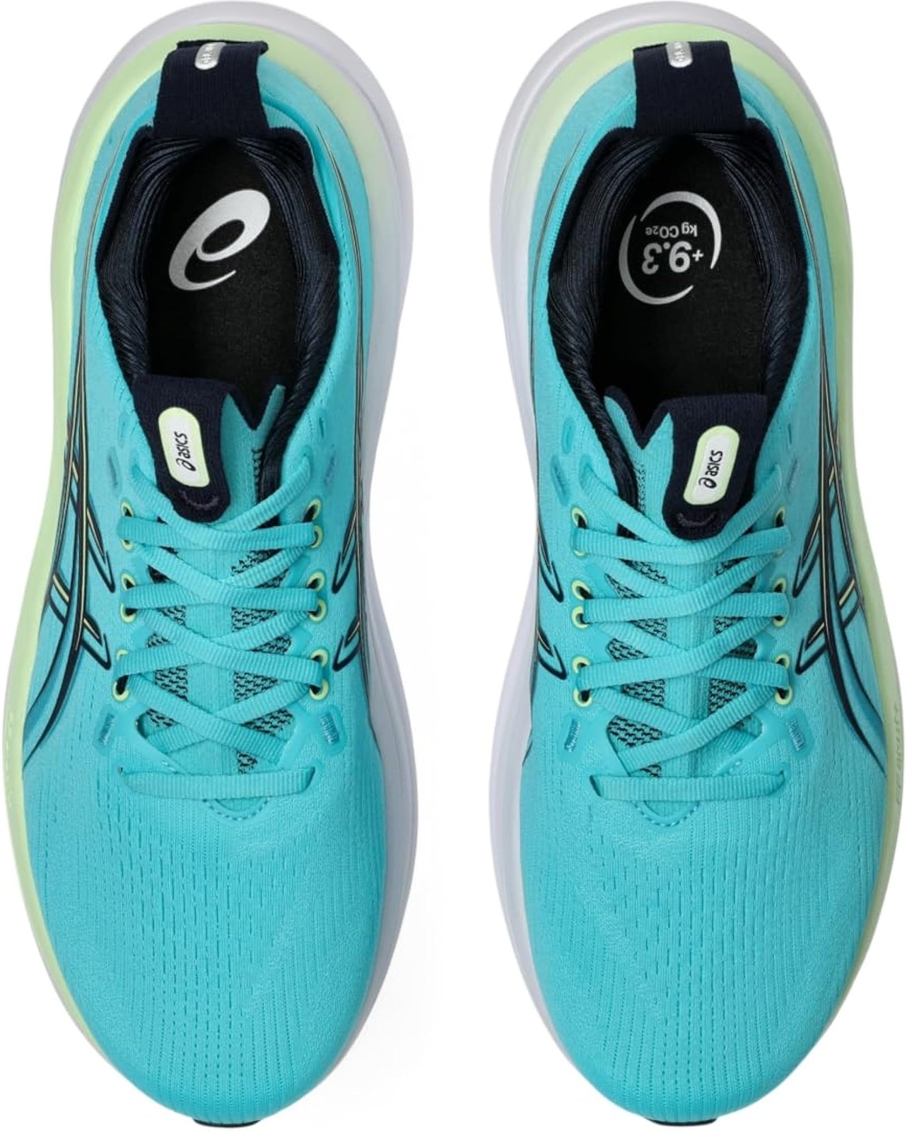 ASICS Men’s Gel-Nimbus 28 Running Shoes, 12.5, Energy Aqua/Midnight – Energy Aqu