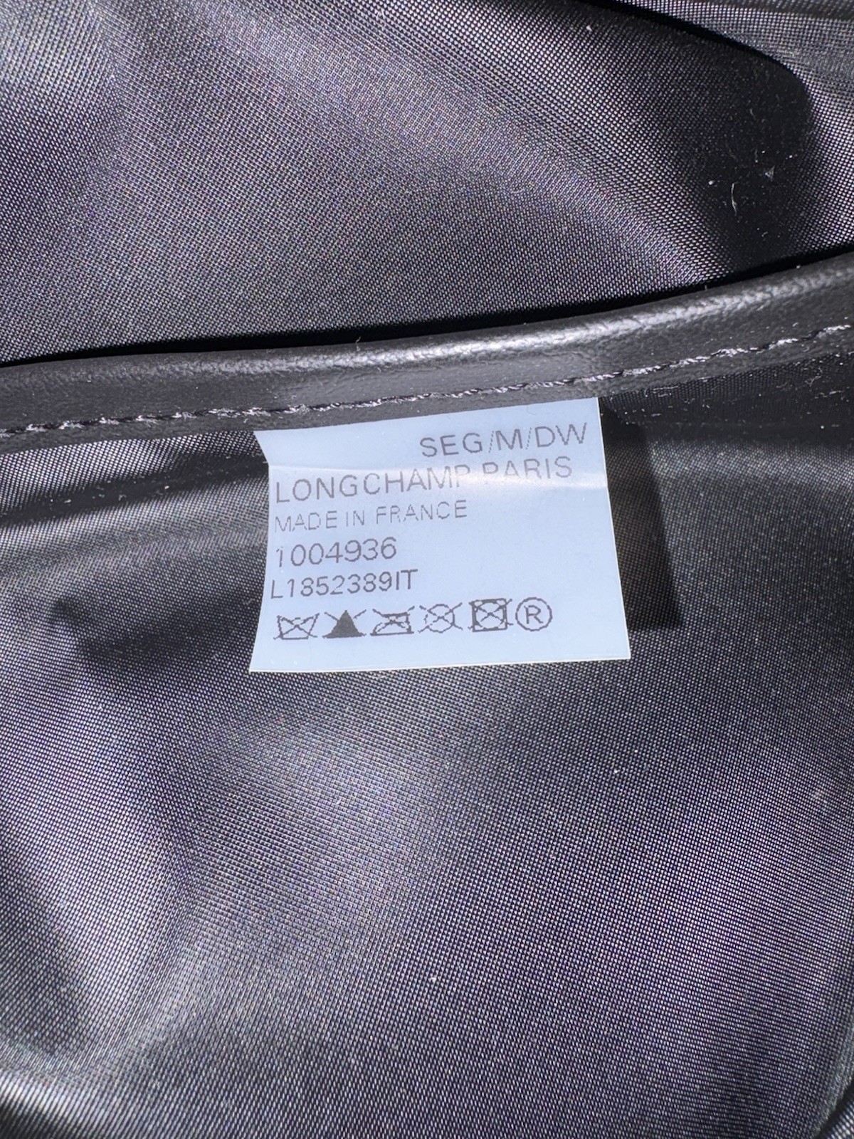 Longchamp Nylon Tote Handbag Large -Black – Clean Condition