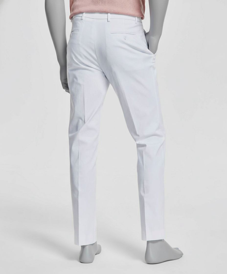 Tommy Hilfiger Men’s White Modern-Fit TH Flex Performance Pants Size 30W x 30L