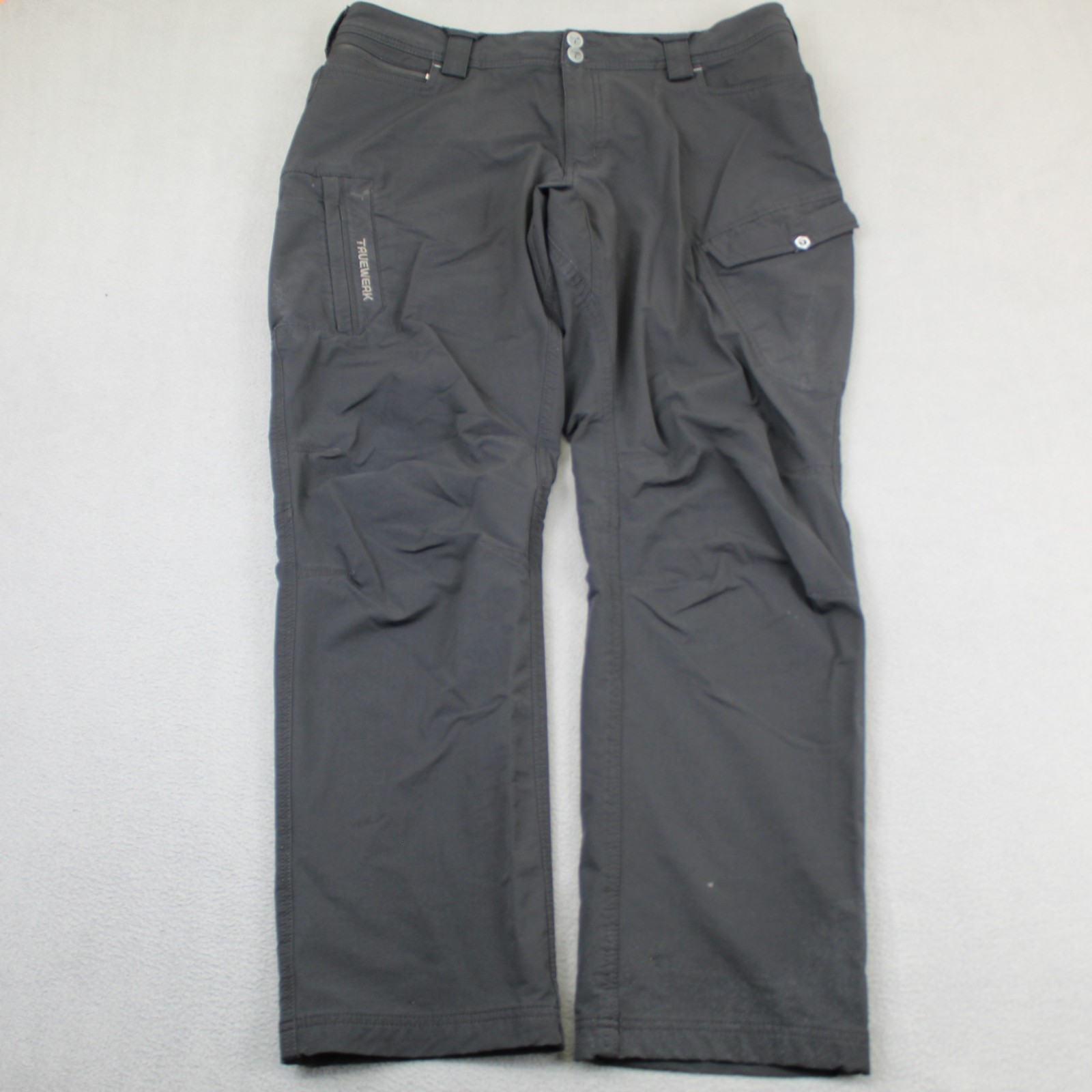 Truewerk Pants Men 34 Black T2 Werkpant Workwear Utility Cargo
