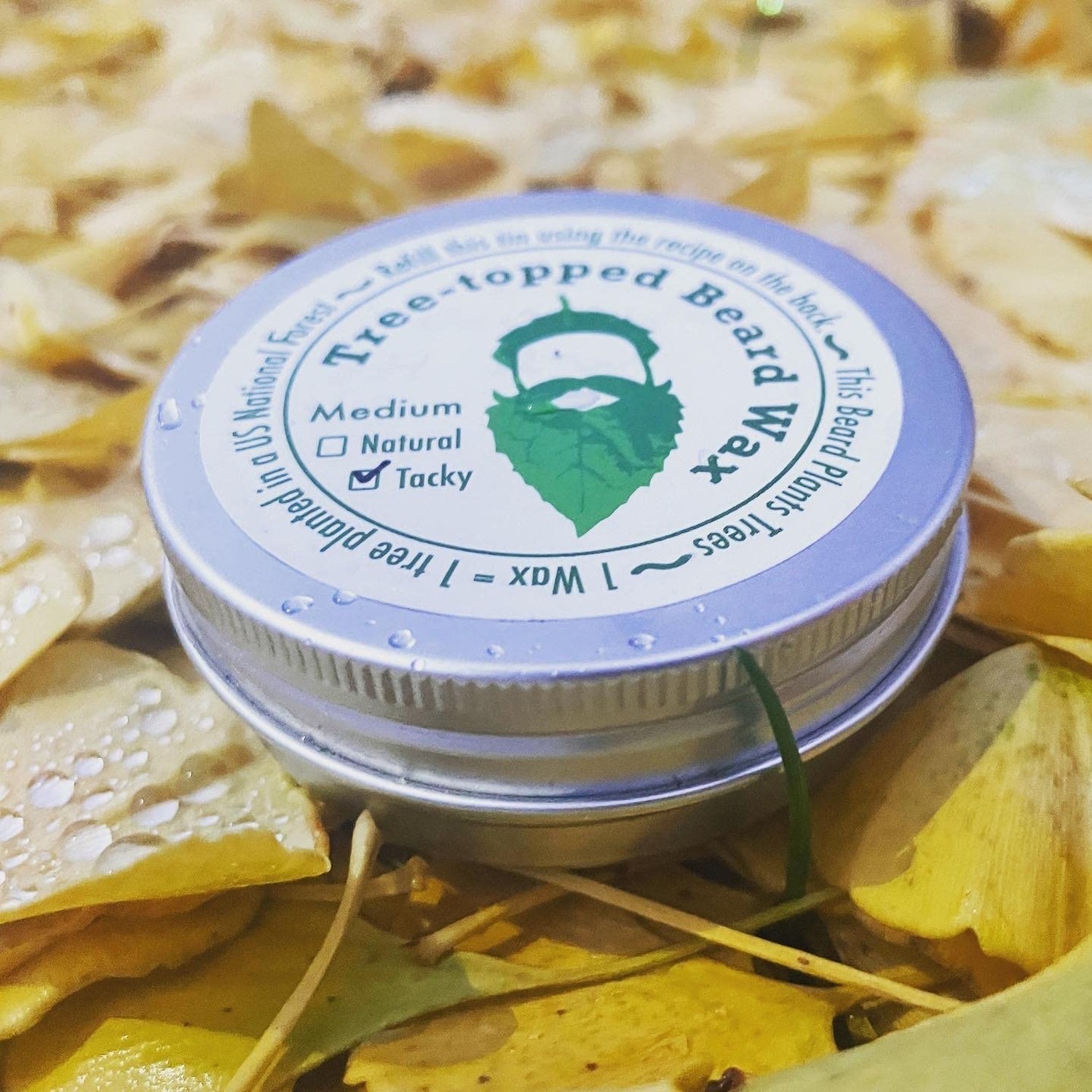 Tree-Topped Beard Wax (2oz.) Medium Tacky – from 2 Ounce (Pack of 1)