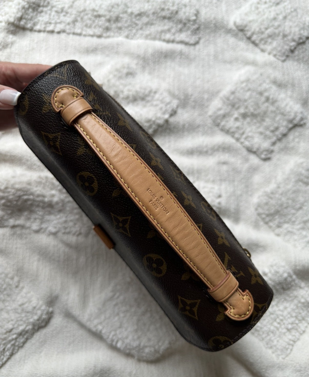 Louis Vuitton Monogram Pochette Metis Crossbody, Strap & Dust Bag