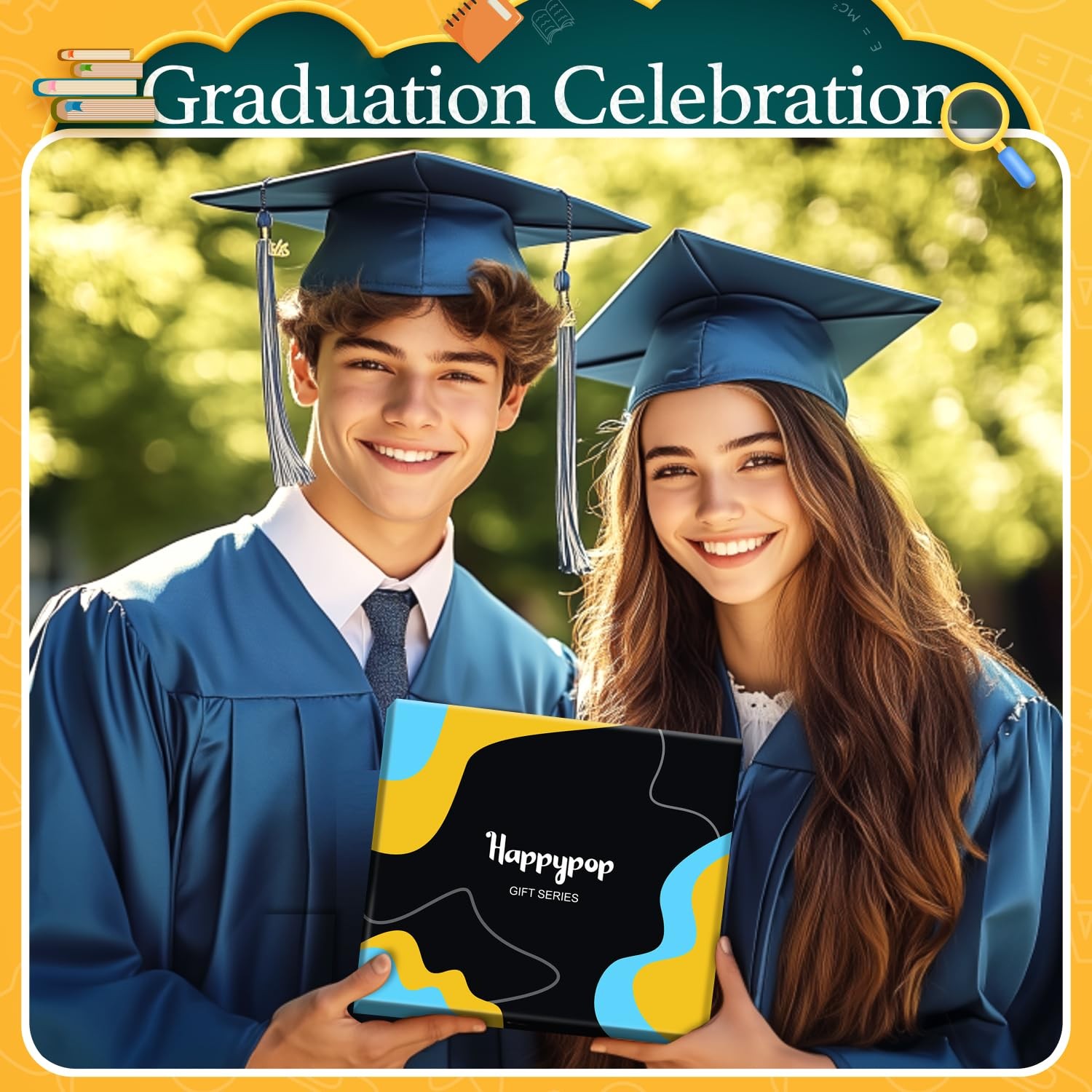 HAPPYPOP Graduation Gifts for Him Her – Socks Congrats Grad Gifts for Male Fe…