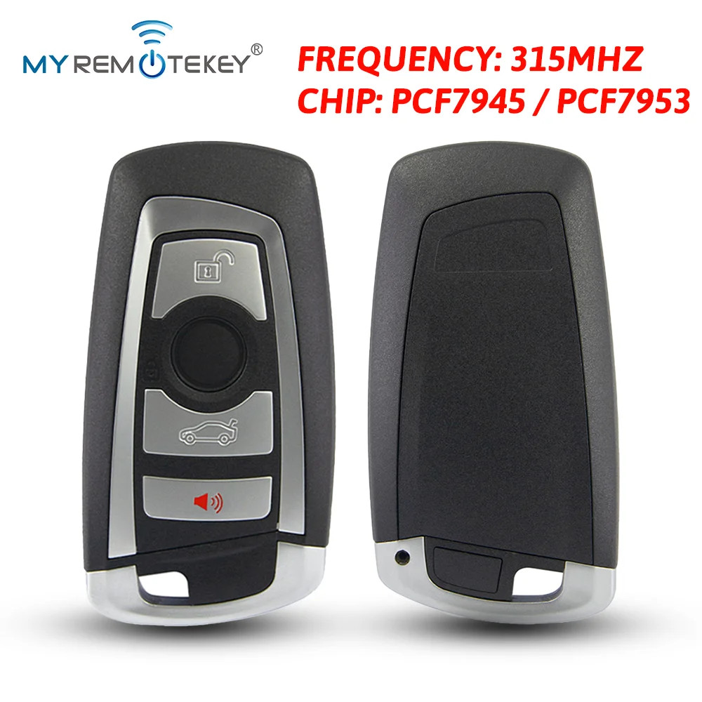 Smart key 315Mhz PCF7945 / PCF7953 chip for BMW 3 5 7 F series CAS4+ FEM/ system