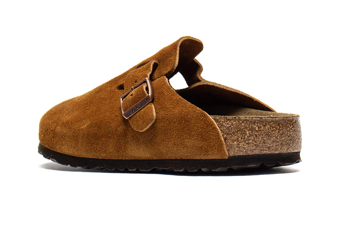 Birkenstock Boston Soft Footbed Clogs Mink Suede Shoes Size EU 37-45