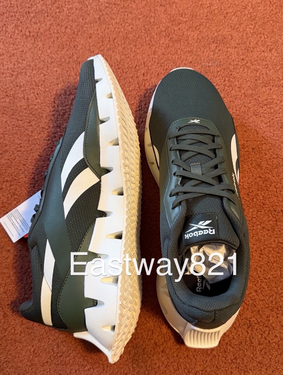 Reebok GRIT GREEN/CHALK Zig Dynamica STR Unisex Shoes M 11 / W 12.5 – NIB w Tags