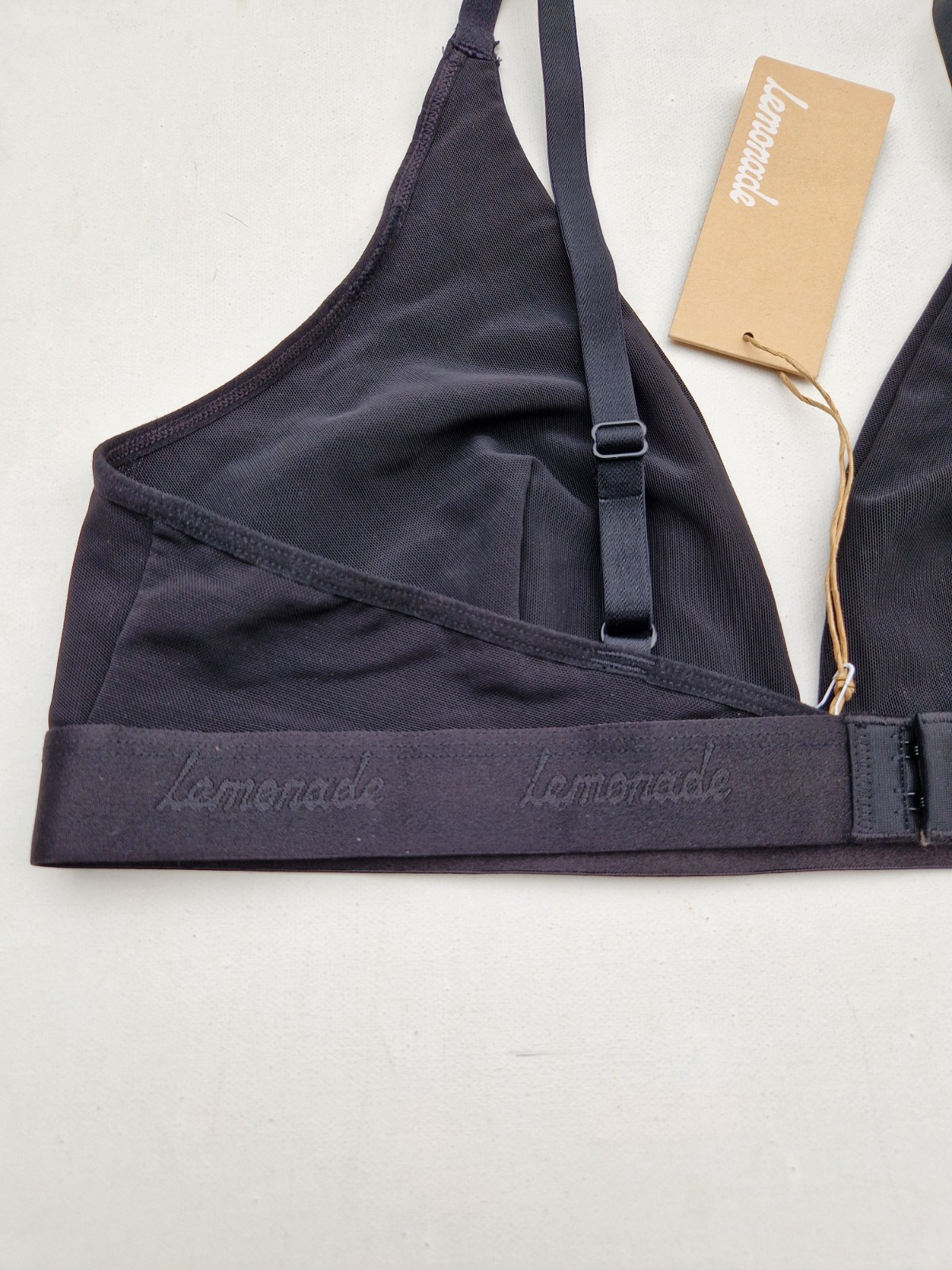 Lemonade Dolls So Soft Mesh Bralette Bra Ultimate Comfort Bra Black Size 40 A-D
