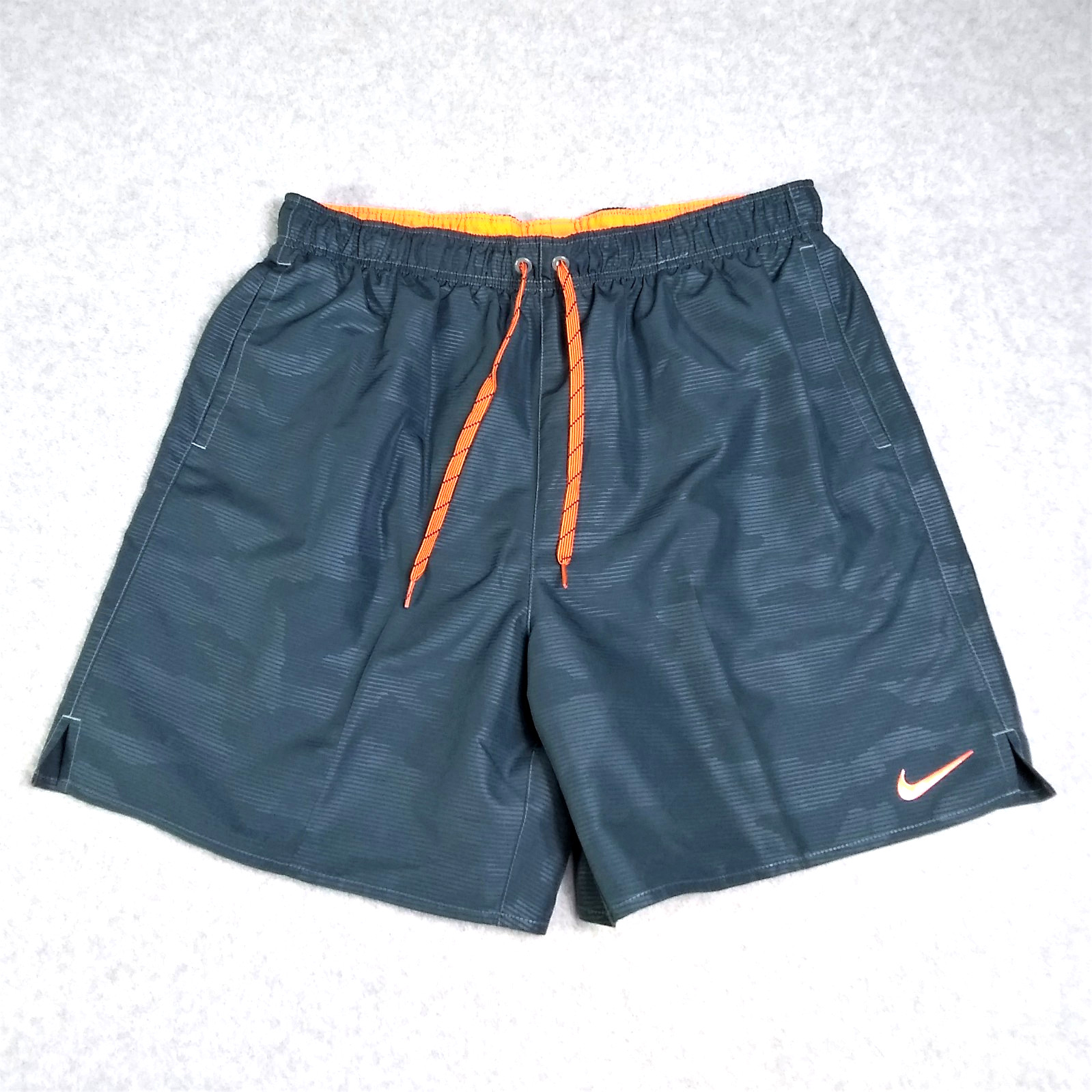 Nike Mens 7” Volley Swim Shorts Size XL Core Camocean Trunks Wolf Grey Camo