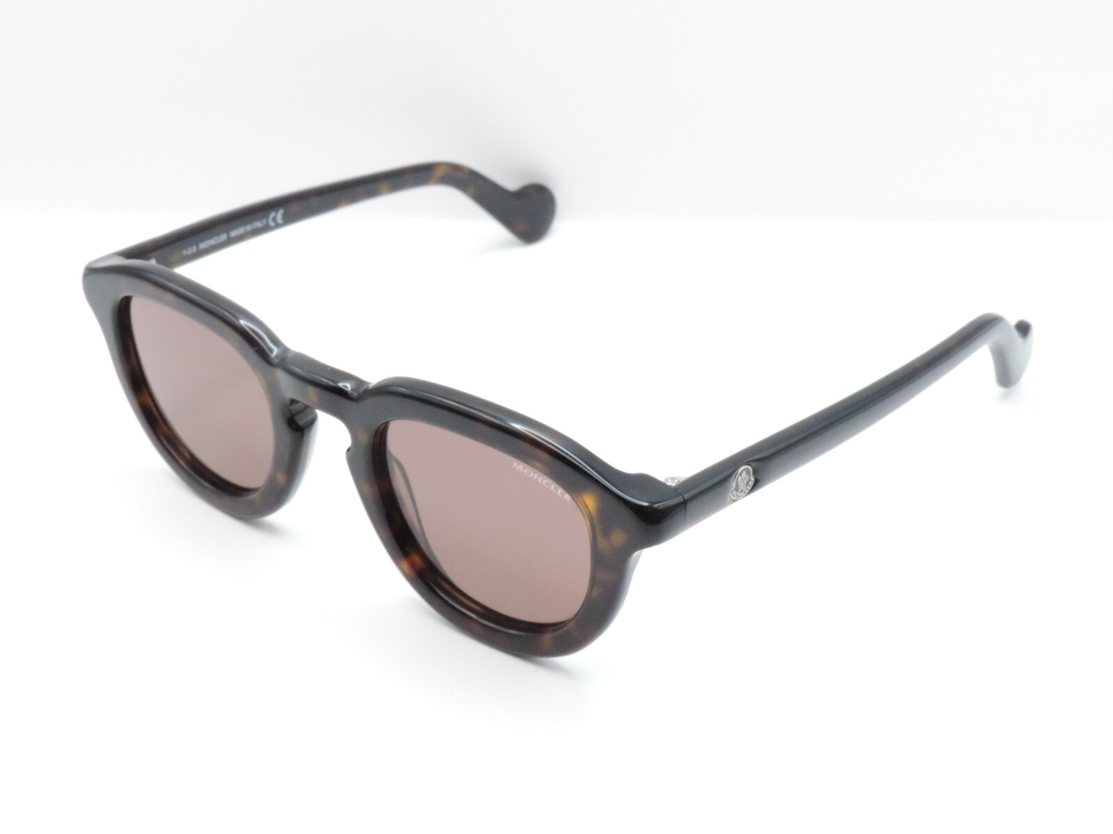 MONCLER ML 0079 52J SUNGLASSES BROWN TORT. 48-25-145 USED*