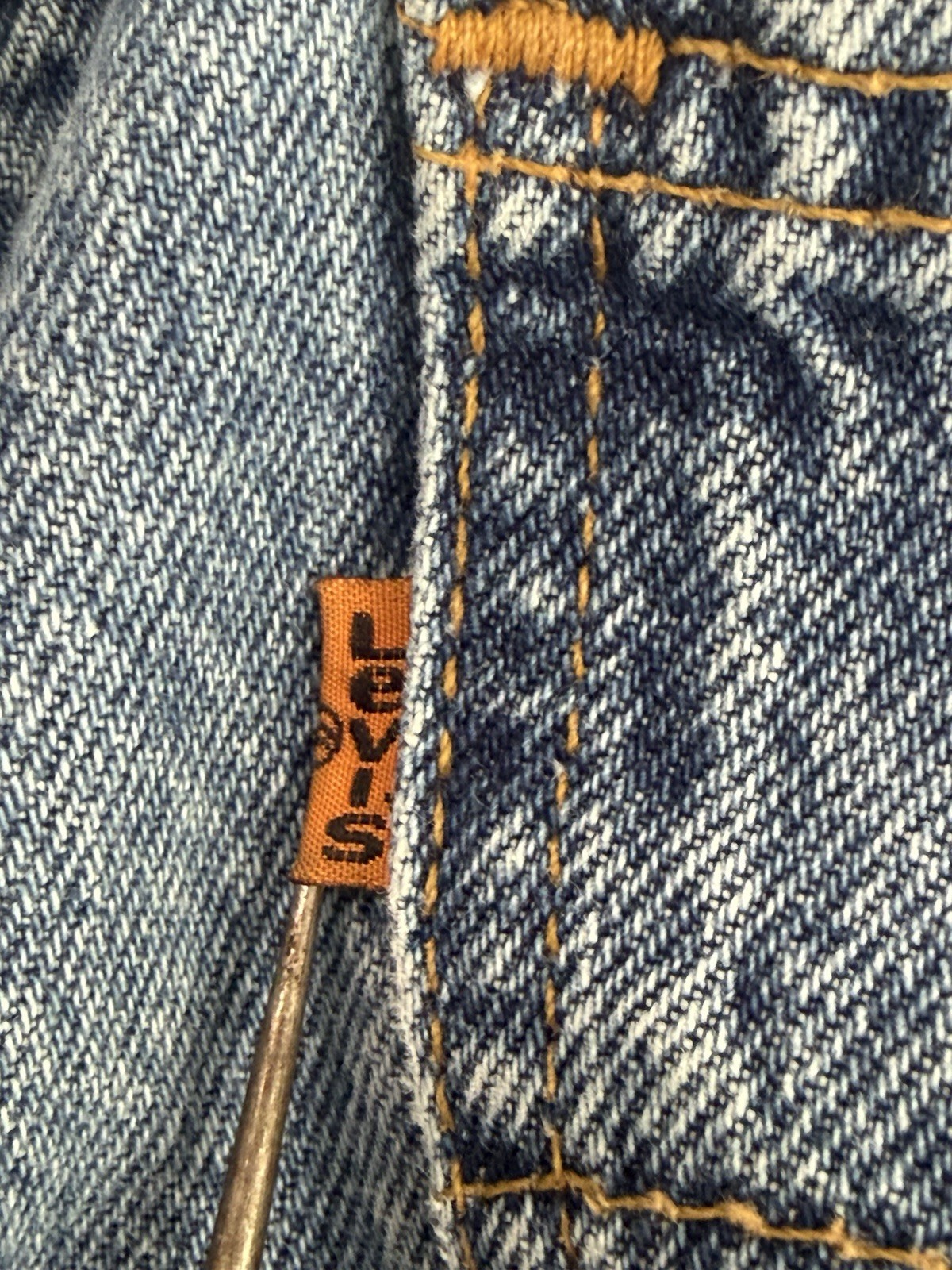VTG 90s Levis 560 Jeans Men 36×29.5 Loose Tapered Orange Tab Made in USA 05-97