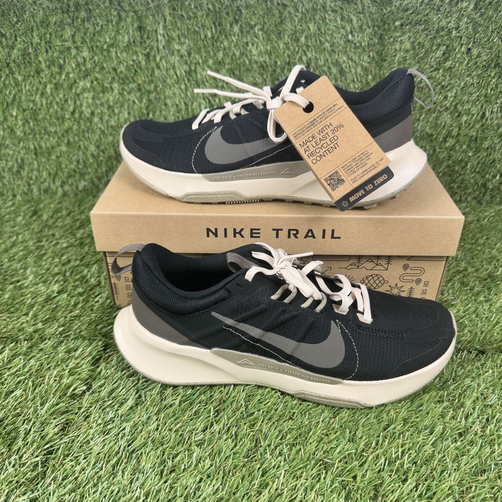 New Nike Juniper Trail 2 NN Black Khaki Trail Shoes DM0822-005 Men’s Size 10