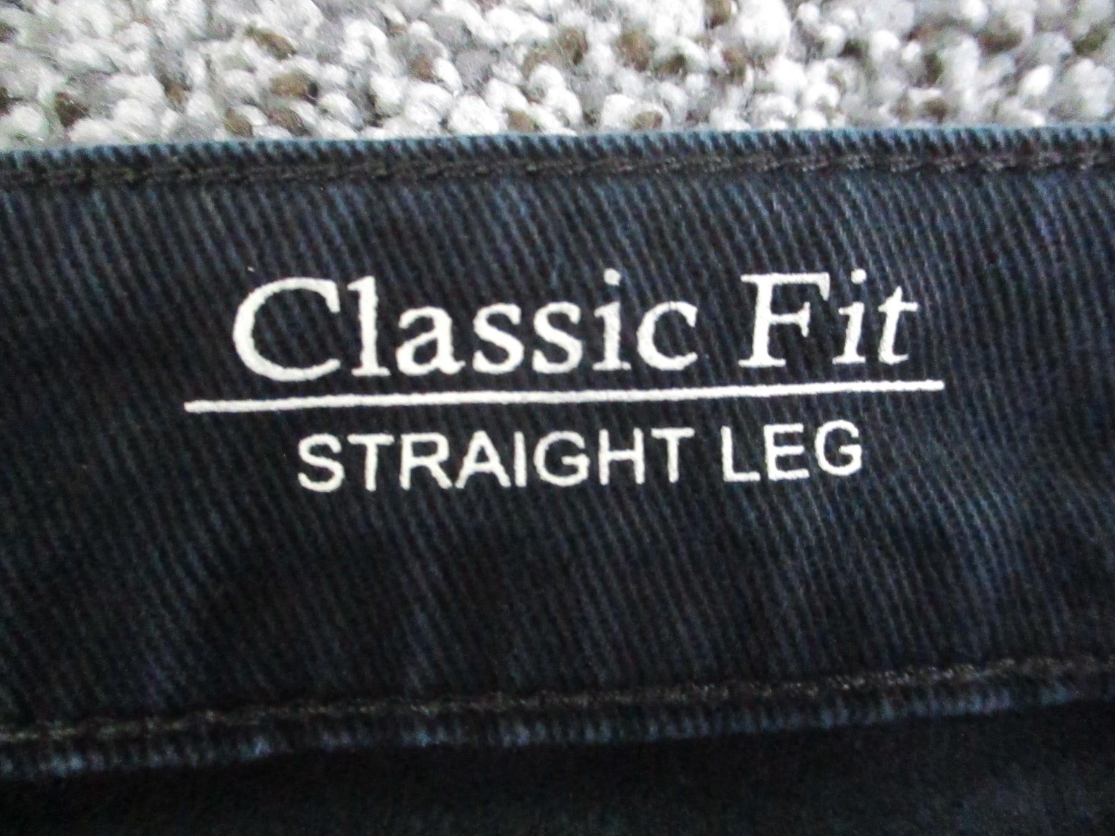 Croft & Barrow Classic Straight Leg Jeans Womens 4 Short Blue Dark Stretch 28×28