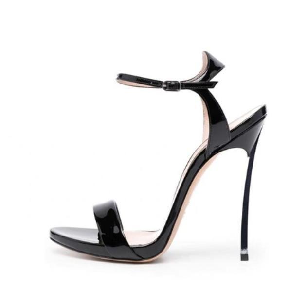 Women’s Leather Roman Stilettos Heel Sandals Peep Toe Shoes Formal Fashion Chic