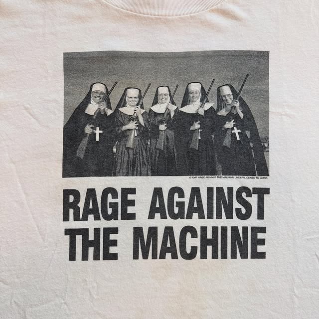 1997 RAGE AGAINST THE MACHINES NUNS WITH GUNS Vintage T-Shirt Reprint
