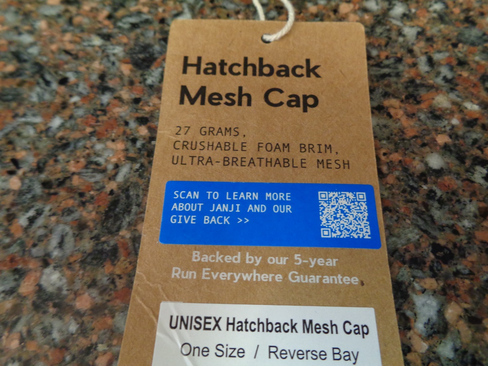 Janji Hatchback Mesh Cap Reverse Bay Limited Artist Design Cooling One Sz NWT