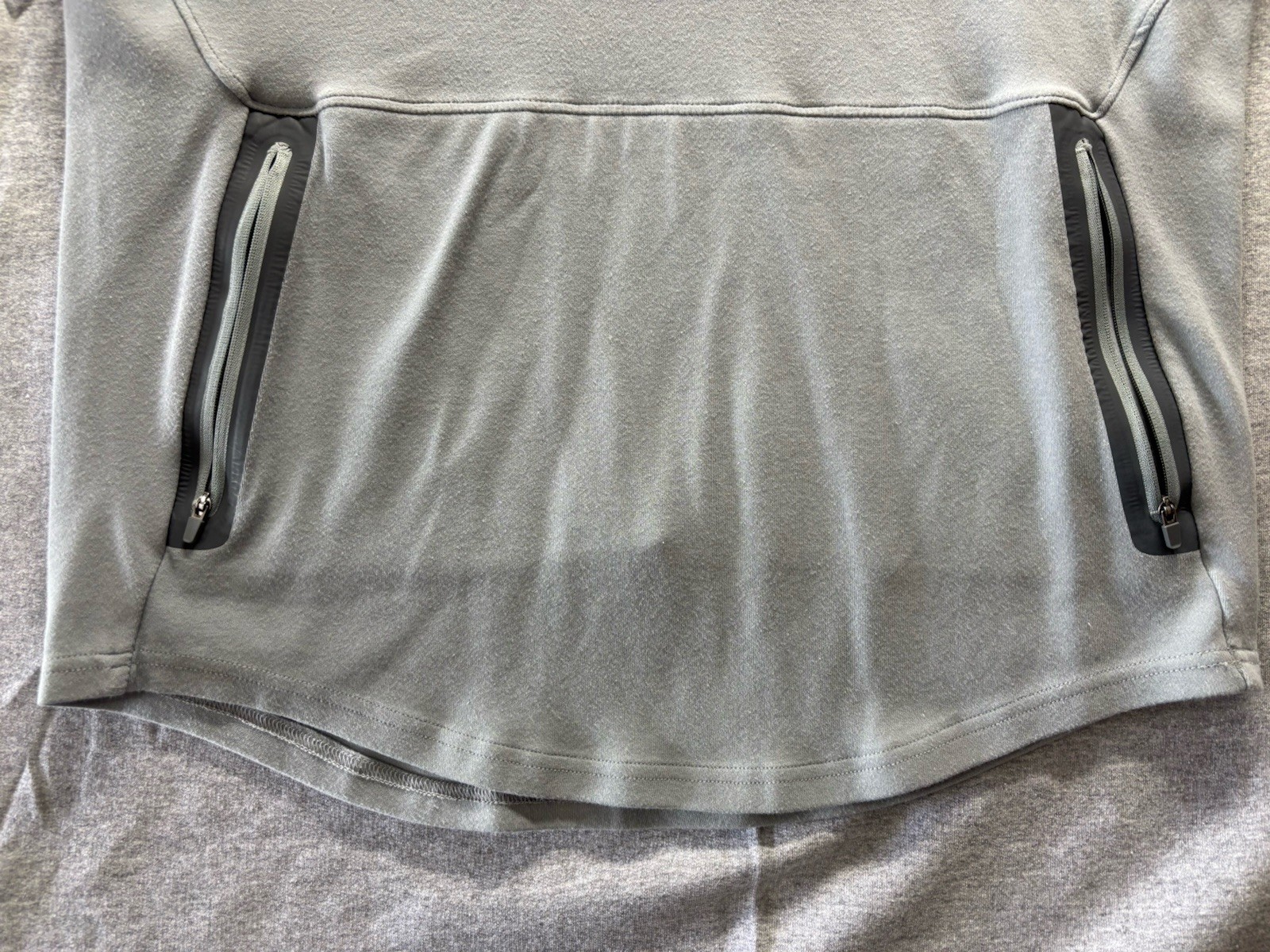 Rawlings Short Sleeve Hoodie Mens LARGE Gray Athletic Shirt – Baseball ⚾️