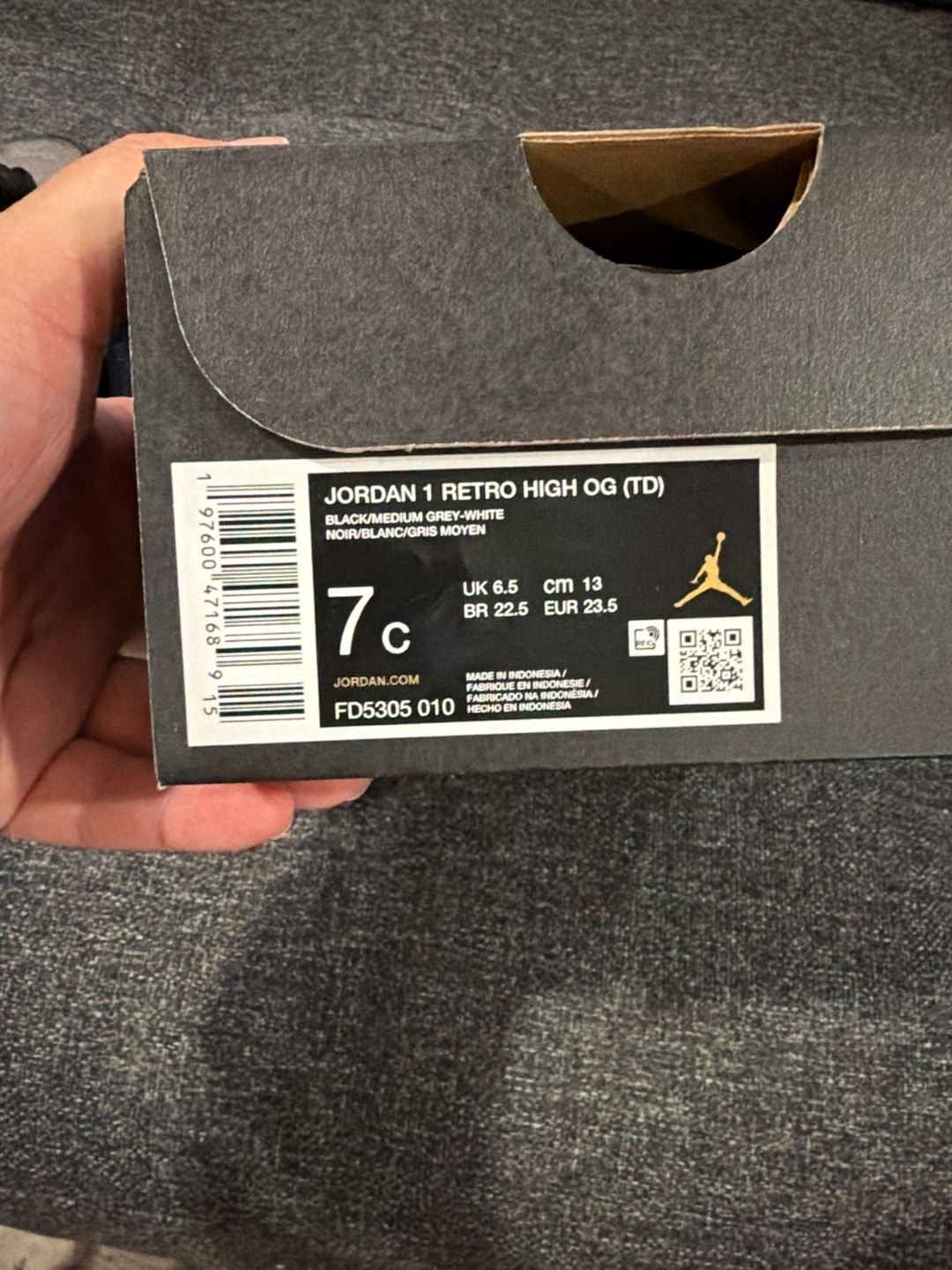 Nike Air Jordan 1 Retro High OG ‘Satin Shadow’ Toddler Shoes FD5305-010 – 7c