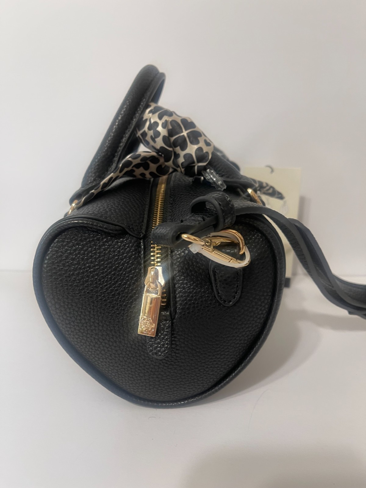 Nanette Lepore Heart Pattern Scarf Heart Shaped Colette Satchel Crossbody Purse