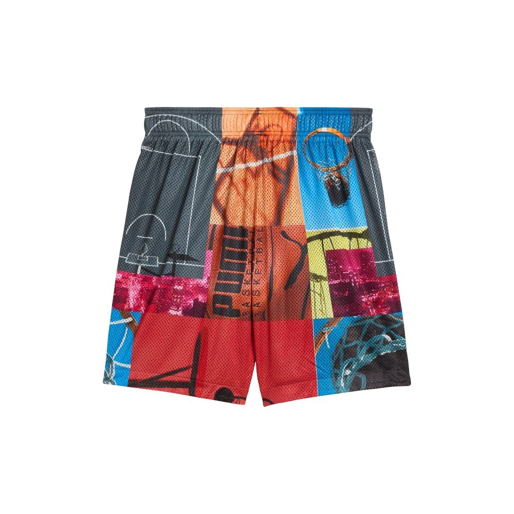 PUMA Hooptopia Reversible 7 Inch Athletic Shorts Mens Black Casual Athletic Bott