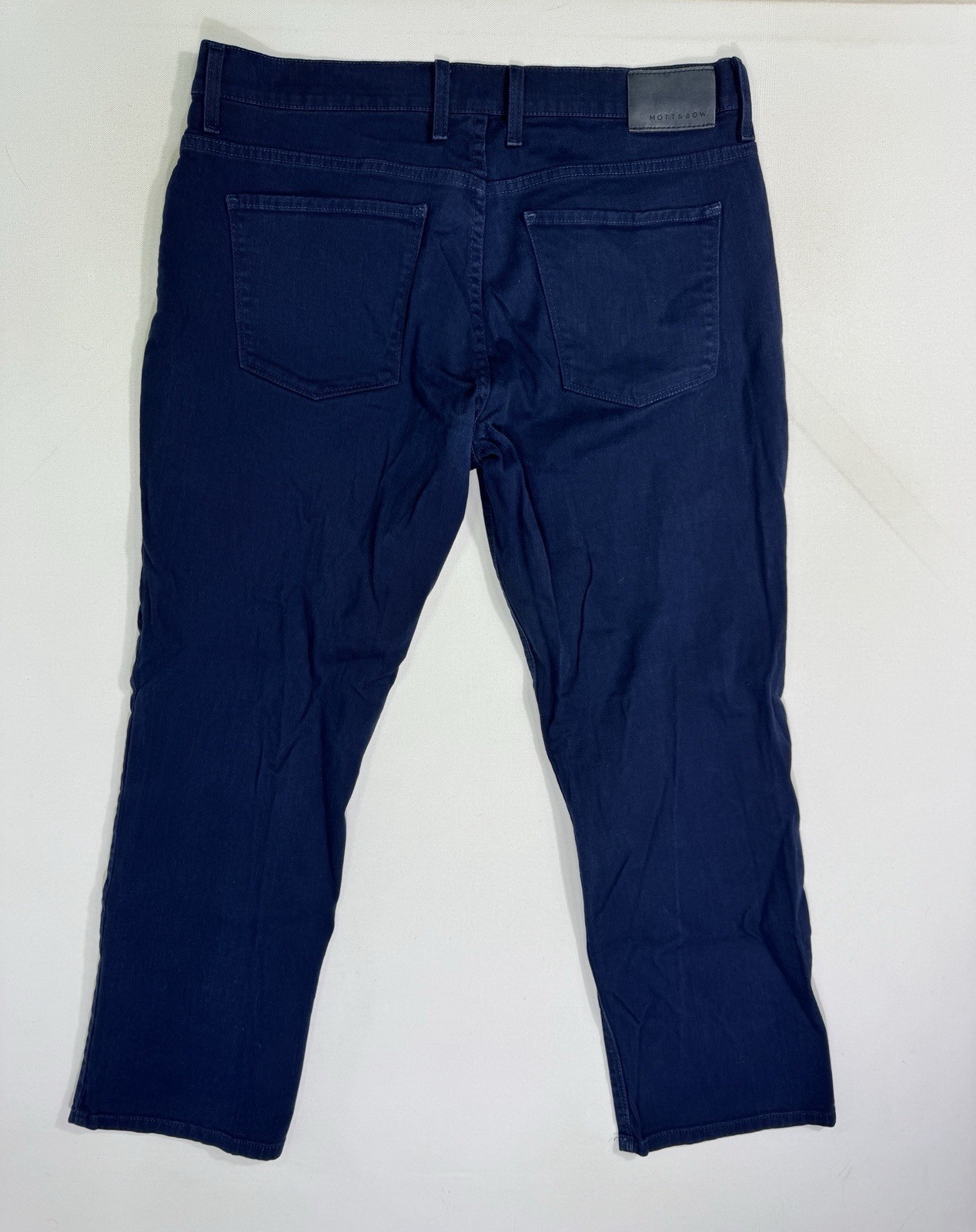 Mott and Bow Straight Straight Mercer Jeans Men’s 36×30 (36×29) Stretch Blue