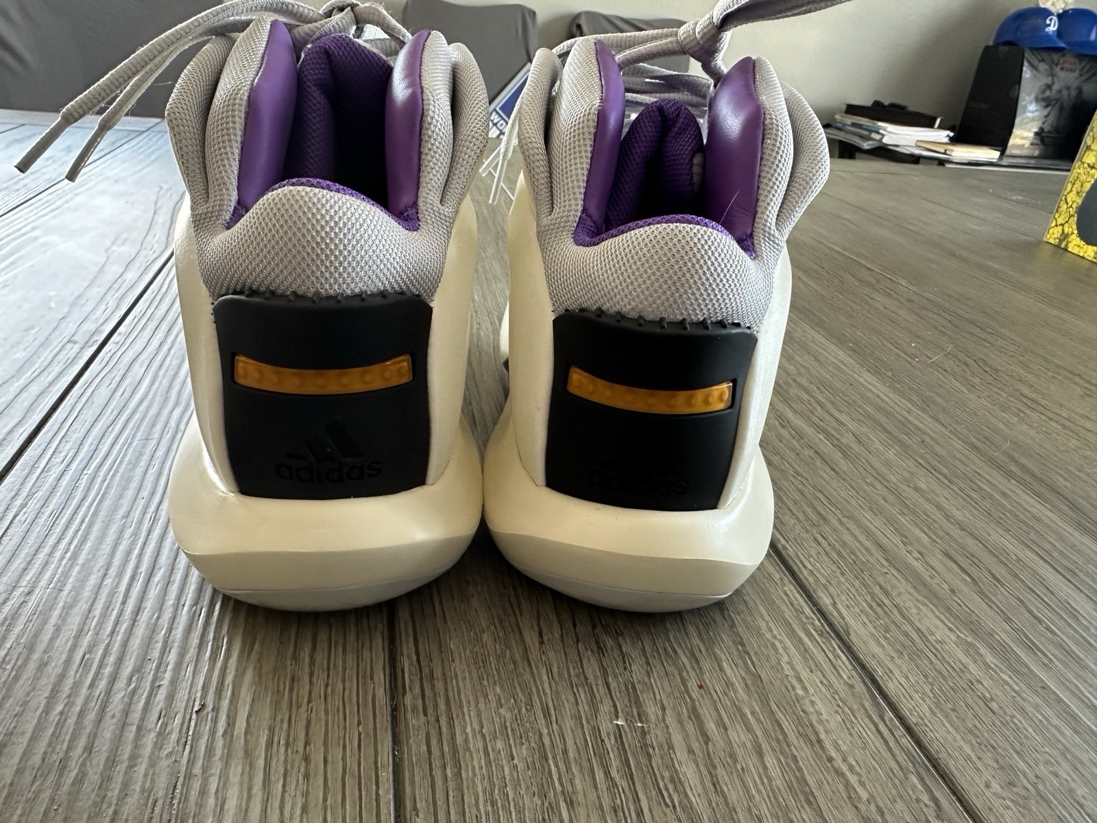 Size 13 – adidas Crazy 1 Cream White Active Purple