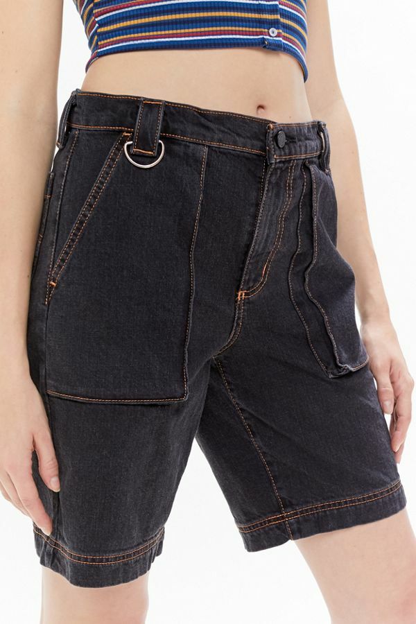 Urban Outfitters Denim Low Rise Utility Shorts Skate Baggy Vintage 90s Y2K Jorts