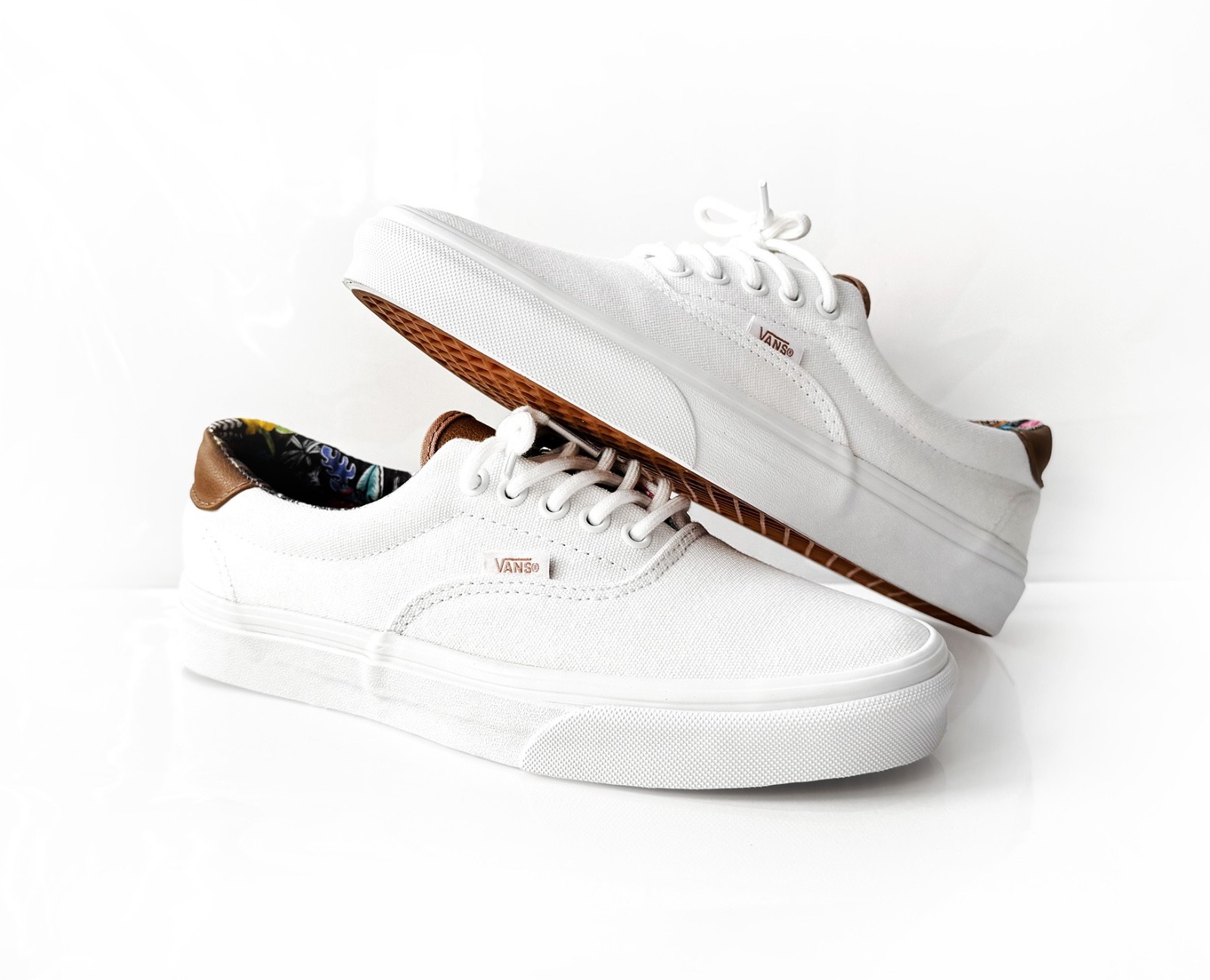 Vans Era 59 C&L Multi Floral True White US Men’s Size 9 RARE DS Brand New w/ Box