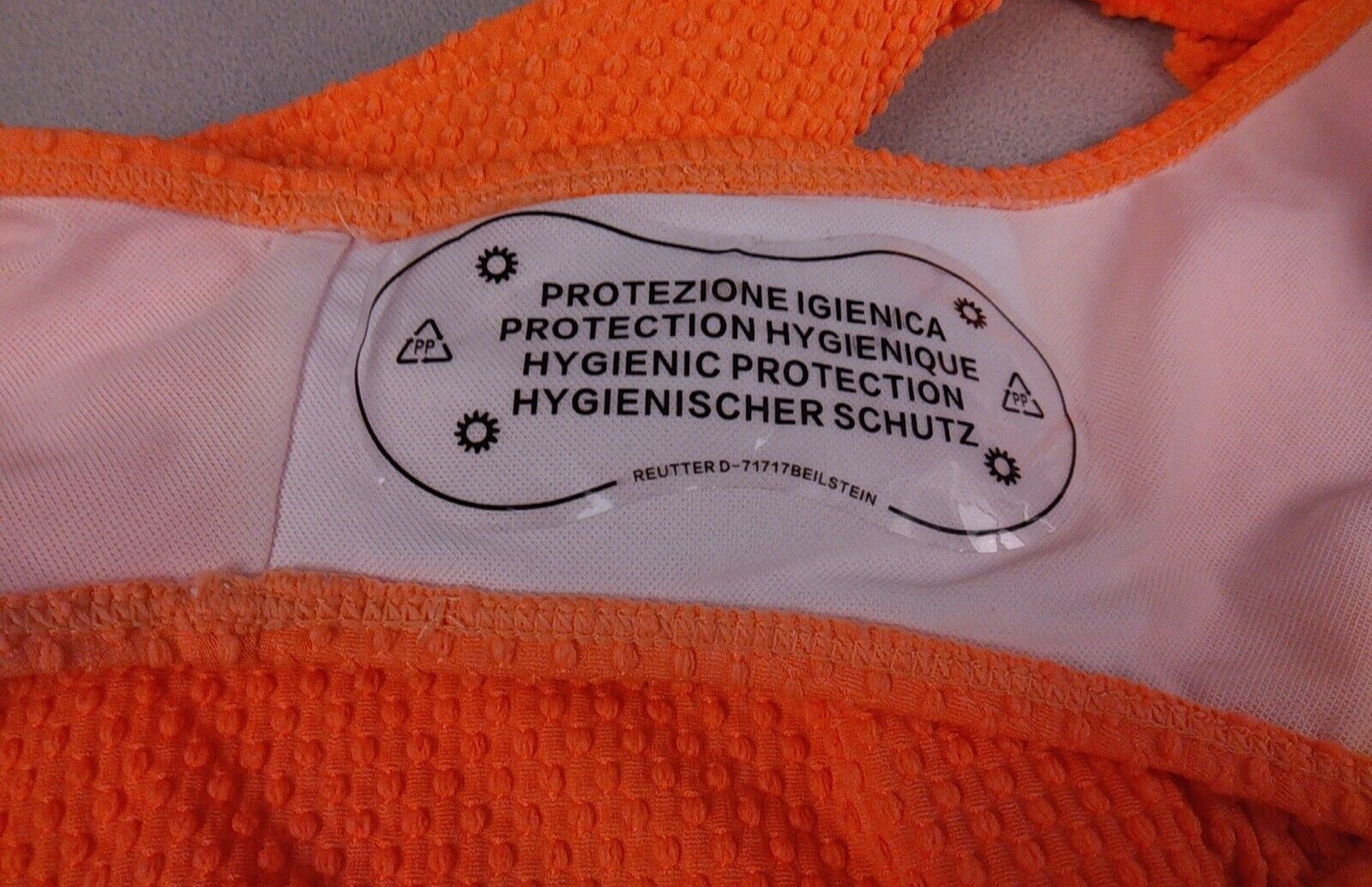Unbranded Juniors Orange Ruffled Waist Bikini Swim Bottoms Size L – New. (51)