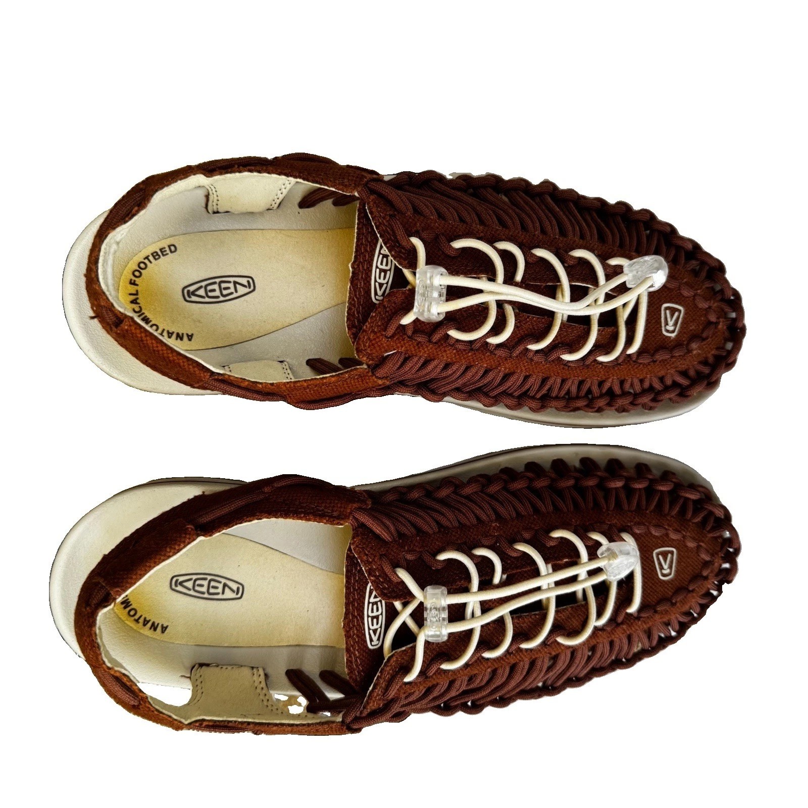 Keen Uneek Sandals Men’s 10.5 Tortoise Shell/Birch Leather Comfort Hiking 011022