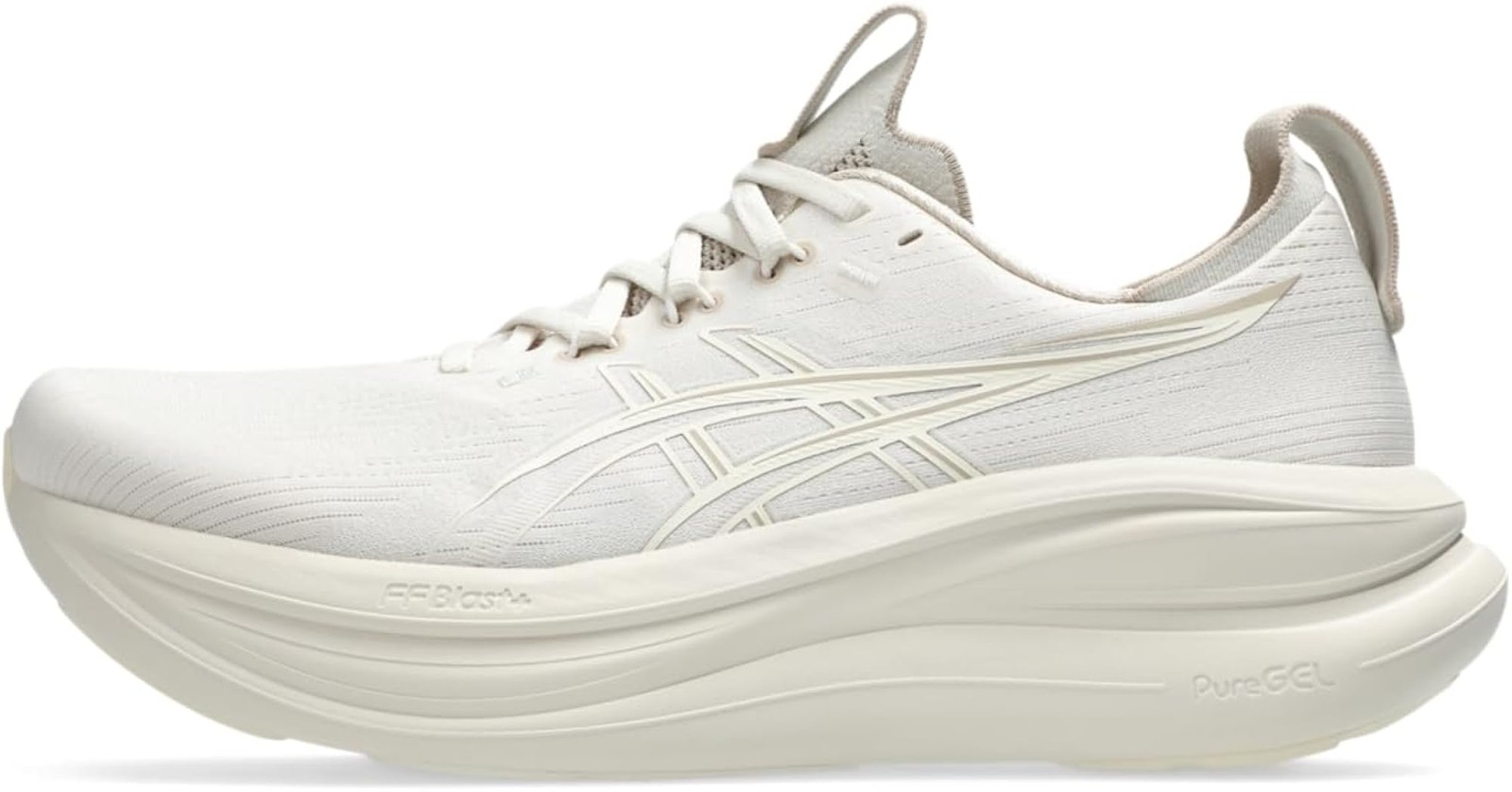 ASICS Men’s Gel-Nimbus 28 Running Shoes – Soft Oat/Cream – 10
