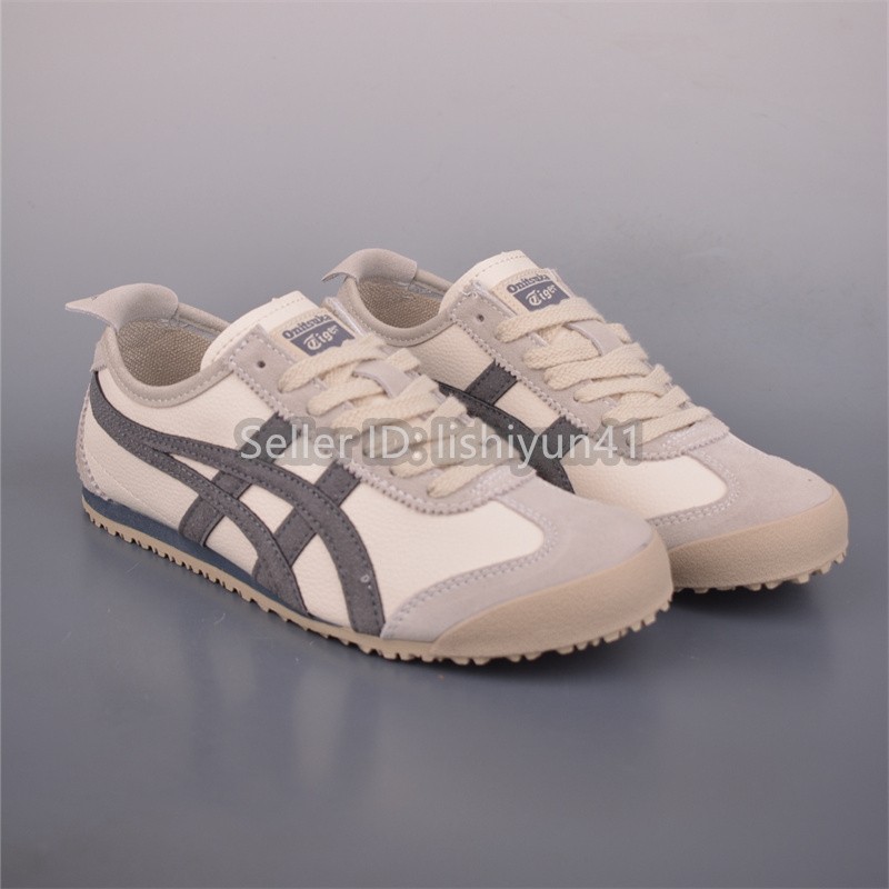 2026 Onitsuka Tiger MEXICO 66 Beige Charcoal Gray D2J4L-0297 Adult Unisex