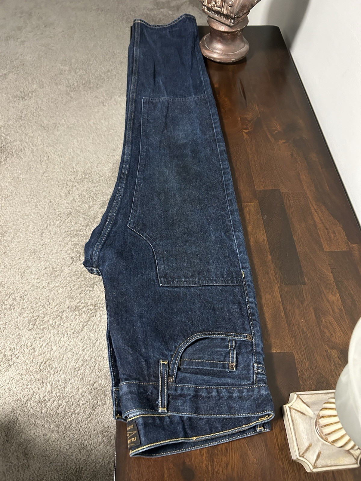 C.C. FILSON BullBuck Double-Front Jeans 33 Indigo Workwear 20172099 USA🇺🇸MADE