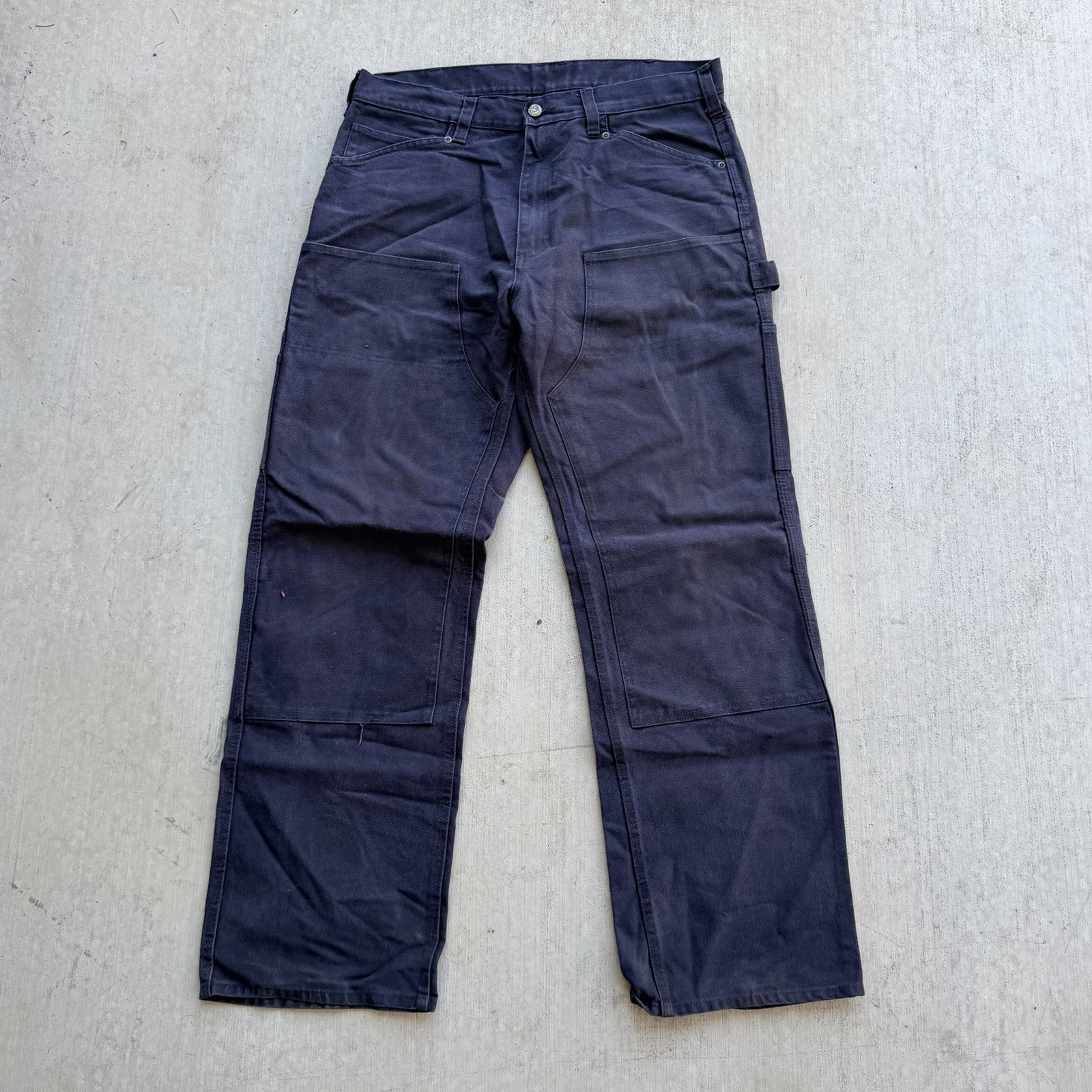 Vintage Ben Davis Double Knee Carpenter Pants 34 Baggy Y2K Workwear