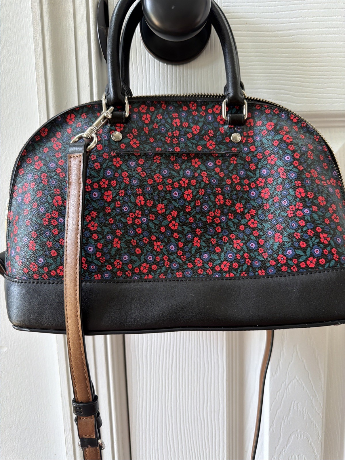 Coach Sierra Satchel in Ranch Micro Floral crossbody purse F59443