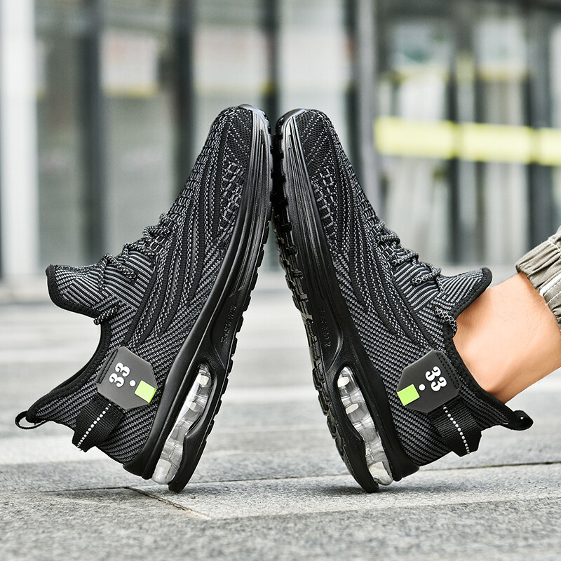 Breathable Running Sneakers— Lightweight Unisex Mesh Trainers Walking Tennis Gym