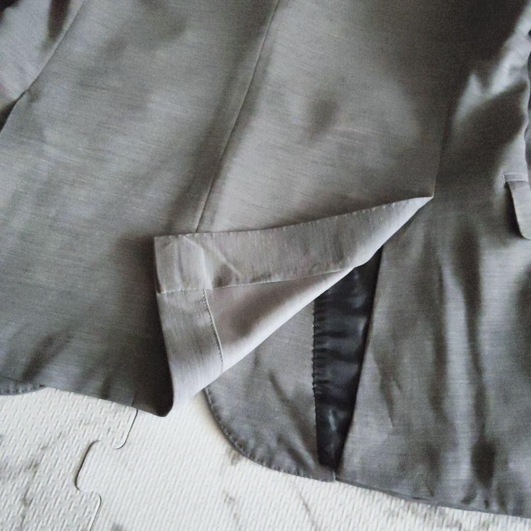 Authentic BLACK LABEL CRESTBRIDGE Gray Stretch Tailored Jacket Good Condition